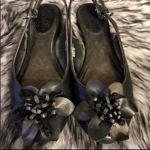 Sam & Libby Flower Embellished Flats Size 7.5